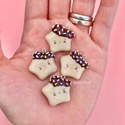 Kawaii Star Cookie Charms| Cute Stitch Markers|..