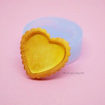 Heart Cupcake Muffin Tart Base Silicone Mold|..