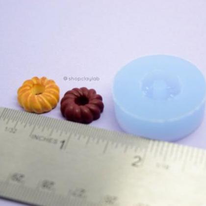 Miniature Cruller Donut Silicone Mold| Bakery..