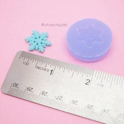 Miniature Winter Snow Flake Silicone Mold|..