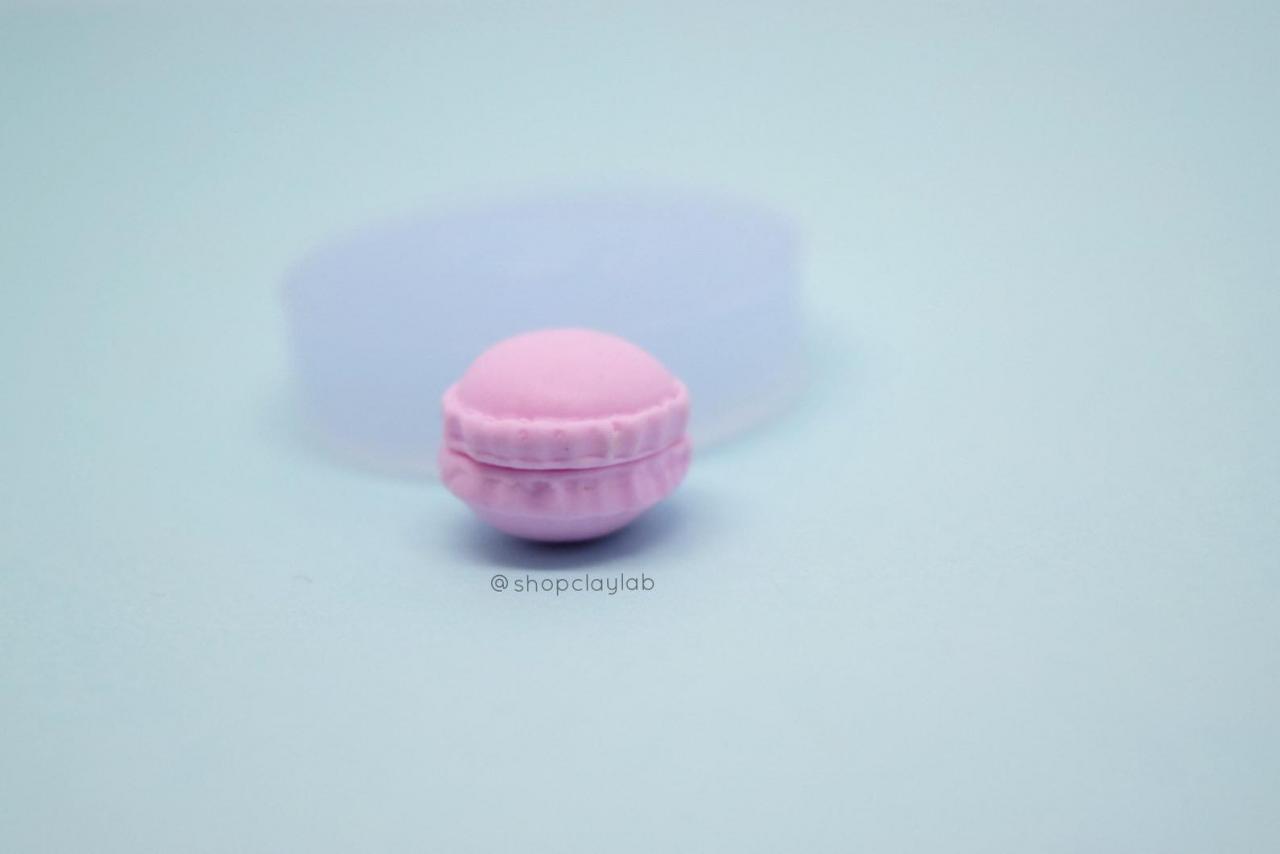 Mini French Macaroon Shell Silicone Mold