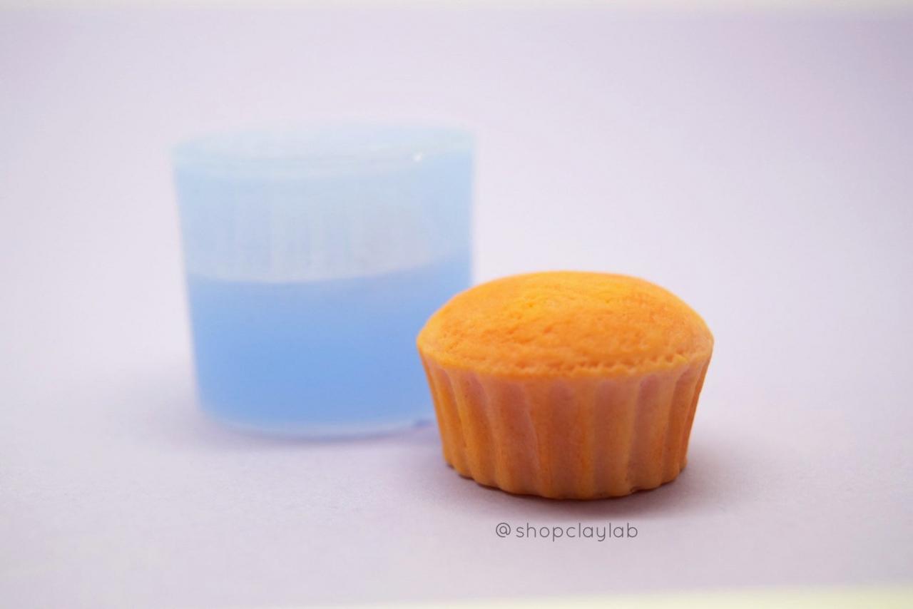 Whole Cupcake Silicone Mold| Resin Cabochons| Polymer Clay Flexible Push Molds| Kawaii Decoden Sweets