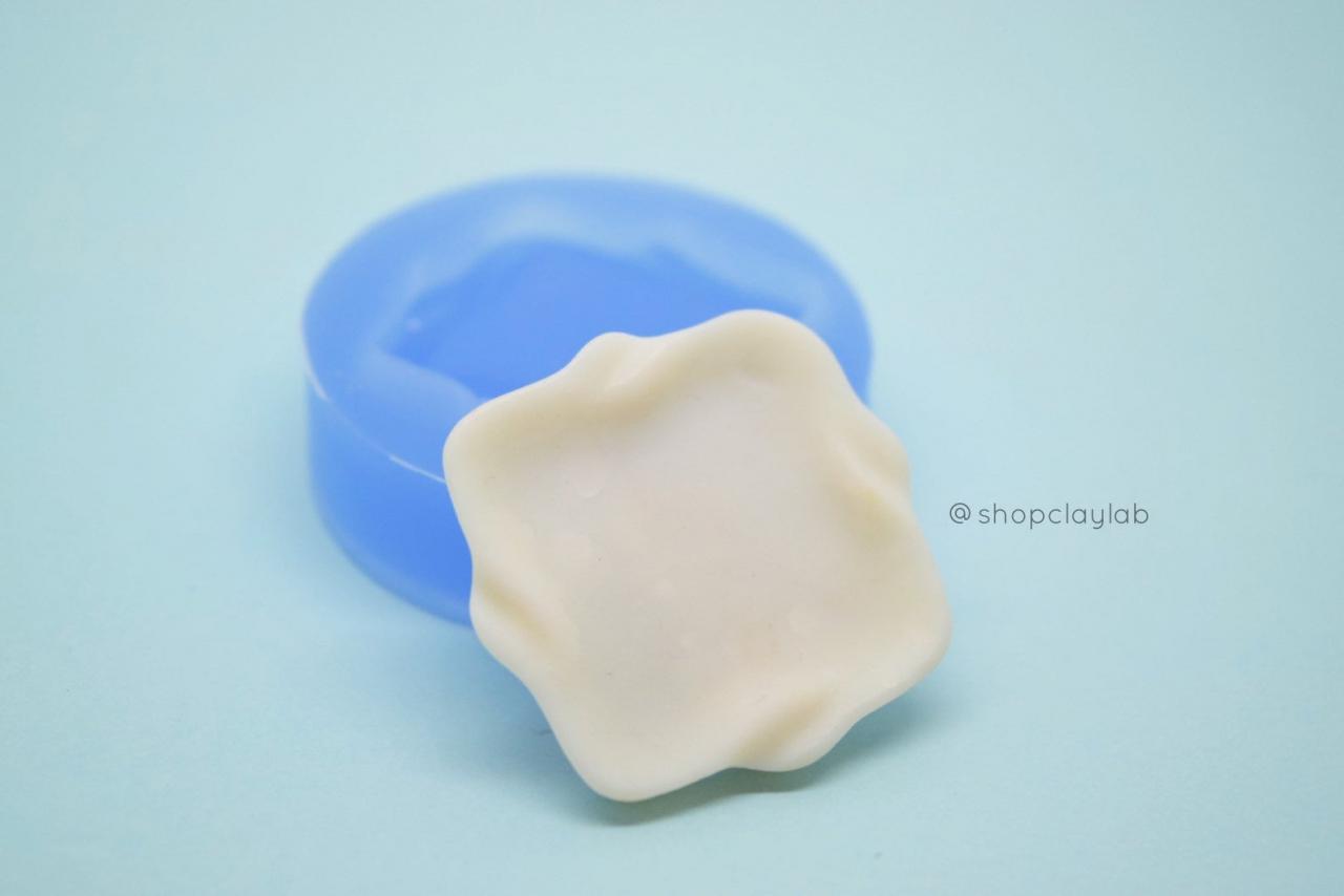 Dollhouse Miniature Plate Clay Silicone Mold| Resin Flexible Push Mold