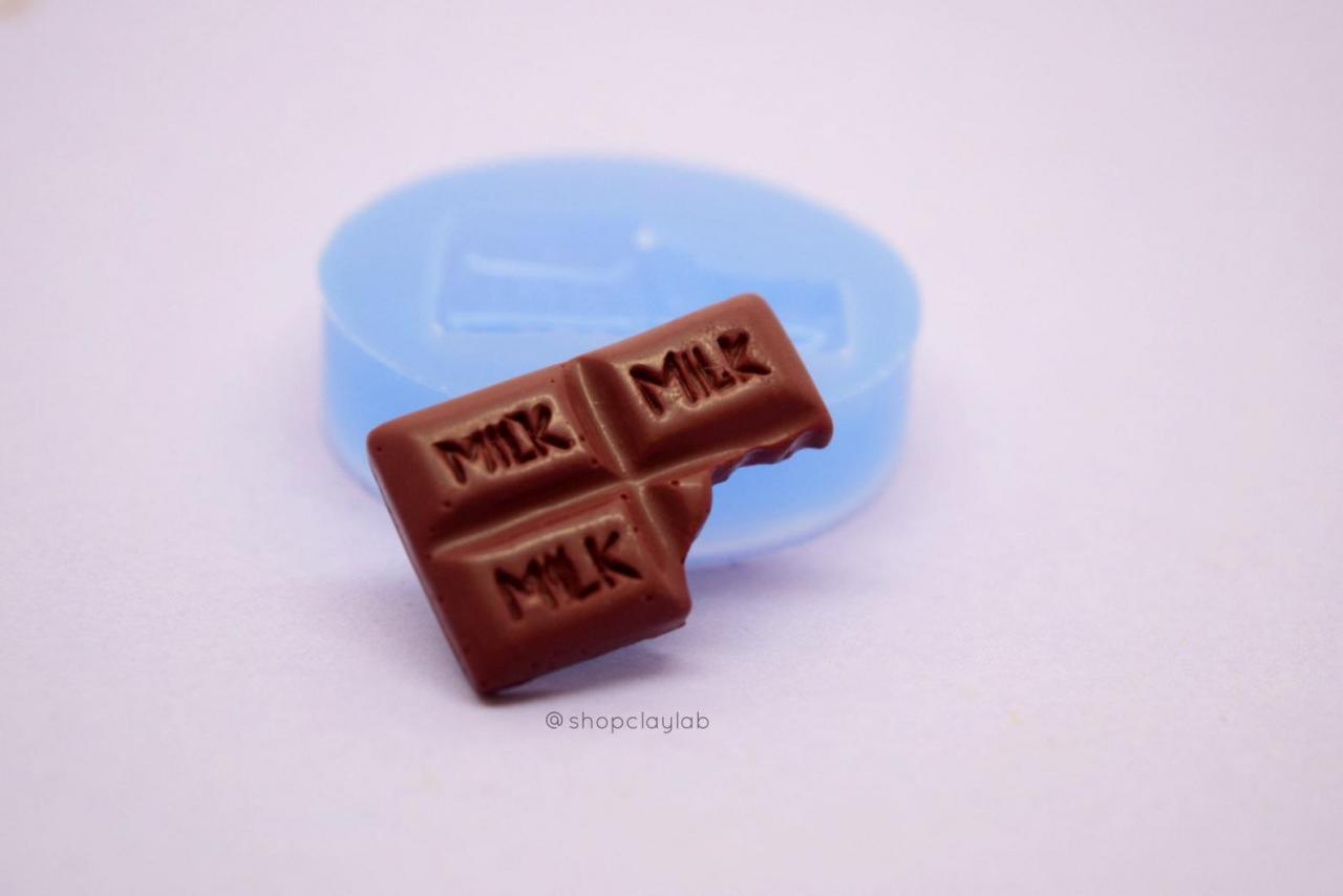 Milk Chocolate Polymer Clay Silicone Mold| Flexible Push Mold